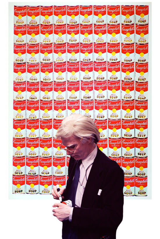 Andy Warhol soup cans